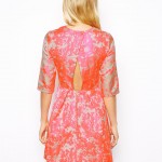 Fluro Jacquard Skater Dress - Image 3