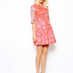Fluro Jacquard Skater Dress - Image 5